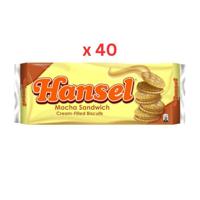 Rebisco Hansel Mocha Sandwich Biscuits (10*31G) 310G Pack of 40