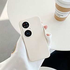 Phone Case For Huawei Back Cover P40 P40 Pro Mate 40 Mate 40 Pro Mate 40 Pro P30 P30 Pro Mate 30 Mate 30 Pro Honor 20 Shockproof Dustproof Solid Colored Silicone Lightinthebox