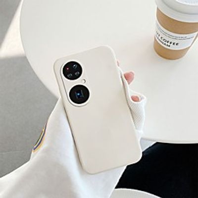 Phone Case For Huawei Back Cover P40 P40 Pro Mate 40 Mate 40 Pro Mate 40 Pro P30 P30 Pro Mate 30 Mate 30 Pro Honor 20 Shockproof Dustproof Solid Colored Silicone Lightinthebox