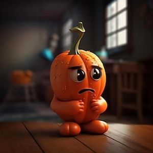 Halloween Pumpkin Outdoor Decoration Home Furnishing Ghost Party Pumpkin Resin Crafts Lightinthebox