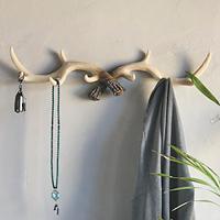 Wall Hanging American Wood Retro Antlers Decorative Hook Wall Coat Hook Clothing Store Entrance Lightinthebox