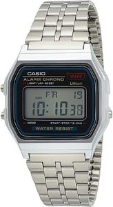 Casio Casual Watch For Unisex Digital Stainless Steel-A159WA N1