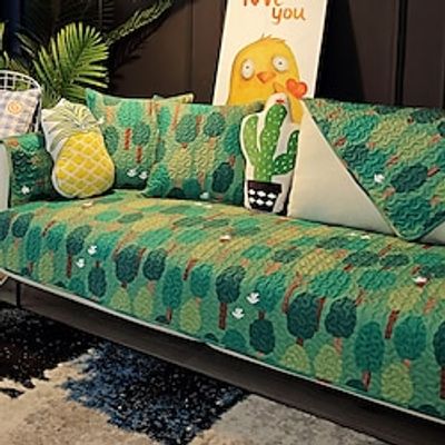 Super Soft Floral Sofa Slipcover 100% Cotton  Sofa Seat Cover Anti-scratch Furniture Protector Couch Cover  Furniture Protector for Dogs Cats Kids Lightinthebox