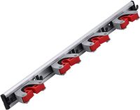 Royalford Mop And Broom Holder, Grey - RF10672 Royalford Mop And Broom Holder, Grey - RF10672