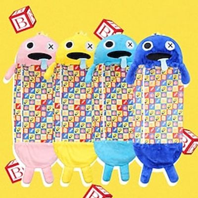 Rainbow Friend Cartoon Sleeping Bag Multi functional Plush Pillow Foldable Children's Warm Sleeping Bag Lightinthebox