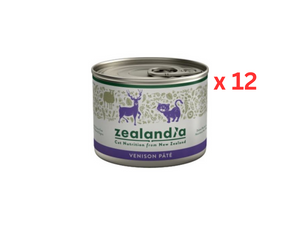 Zealandia Cat Wet Food Venison Pate 185 gmx12