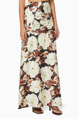 Vivienne Maxi Skirt in Silk Vivienne Maxi Skirt in Silk