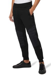 Quilted Detail Biker Jogging Pants