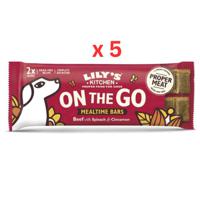 Lily's Kitchen Beef On The Go Bars For Dogs 40G Pack Of 5