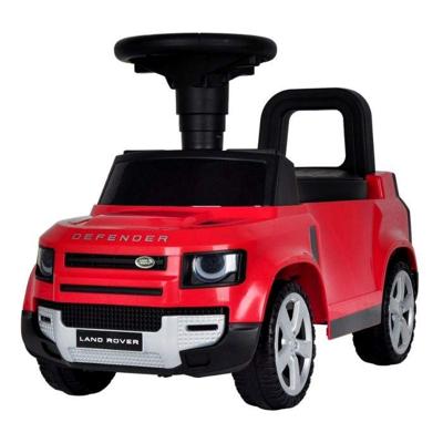Megastar Ride On Push Car Licensed Land Rover Defender, Anti-Skid Wheel - Red