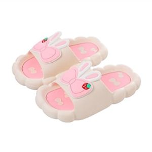 Girls' Slippers  Flip-Flops Daily Casual PVC Shock Absorption Breathability Non-slipping Big Kids(7years ) Little Kids(4-7ys) Toddler(2-4ys) Casual Festival White Pink Purple Summer Lightinthebox