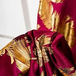 Blackout Curtain Drapes Farmhouse Grommet/Eyelet Curtain Panels For Living Room Bedroom Sliding Door Curtains Kitchen Balcony Window Treatments Thermal Insulated miniinthebox