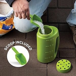 Handheld Spreaders, Handheld Shakers For Seeds, Fertilizer, Salt, And More, Adjustable Dial Multi-Purpose Hand Spreader, With An Adjustable Dial For 7 Opening Modes, Includes Scoops Lightinthebox