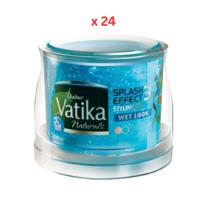 Dabur Vatika Gel Wet Look, Blue - 250 ml x 24