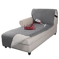 Waterproof Reversible Chaise Lounge Couch Cover Water Resistant Sofa Cover Sectional L Shaped Sofa Slipcover with Adjustable Straps Furniture Protector for Dogs miniinthebox - thumbnail