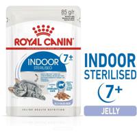 Royal Canin Feline Health Nutrition Indoor 7+ Jelly (Wet Food - Pouches) x 12