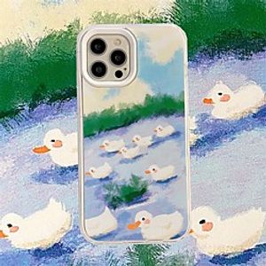 Phone Case For Apple Back Cover iPhone 12 Pro Max 11 Pro Max iphone 7Plus / 8Plus Shockproof Dustproof Cartoon TPU miniinthebox