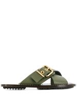 Marni open-toe crisscross sandals - Green - thumbnail