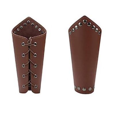 Medieval Renaissance 17th Century Wristband Arm Guards Warrior Knight Ritter Viking Celtic Knight Men's Cosplay Costume Performance Party Stage Arm Guards Lightinthebox
