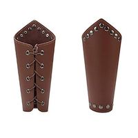 Medieval Renaissance 17th Century Wristband Arm Guards Warrior Knight Ritter Viking Celtic Knight Men's Cosplay Costume Performance Party Stage Arm Guards Lightinthebox - thumbnail