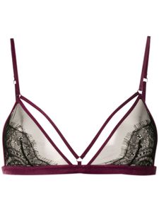 Maison Close Coup De Foudre triangle bra - Black