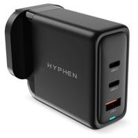 HYPHEN Gan Adaptor 100W - Black (UK Plug)