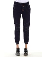 Drawstring Waist Women Jeans - thumbnail