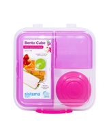 Sistema Bento Cube Pink 1.25L - thumbnail