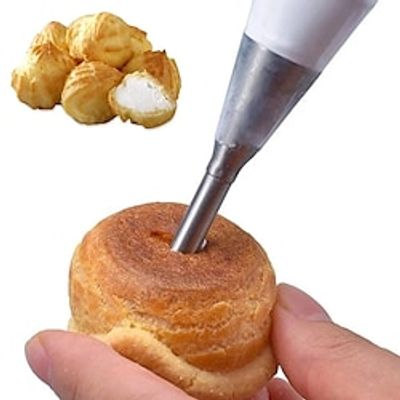 2Pcs Stainless Steel Icing Piping Nozzle Cream Beak Pastry Puff Cream Injector Cake Nozzle Baking Tool Cake Decorating Tools Lightinthebox 2Pcs Stainless Steel Icing Piping Nozzle Cream Beak Pastry Puff Cream Injector Cake Nozzle Baking Tool Cake Decorating Tools Lightinthebox