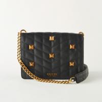 Guess Quilted Crossbody Bag with Studded Detail