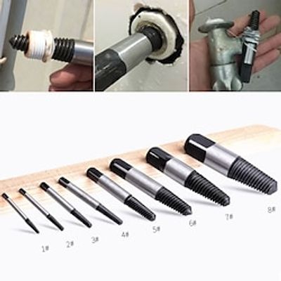 568Pcs Screw Extractor Metal Drill Bit Set Damaged Screws Remover Extractor Woodworking Tools Broken Bolt Water Pipe Extractor Lightinthebox