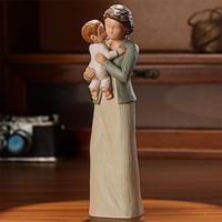 Grandma Figurines Sculpted Hand-Painted Grandmother and Grandchild Figures Birthday Gifts Lightinthebox