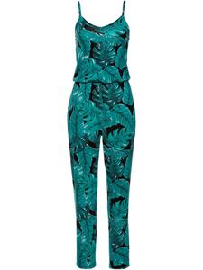 Women Casual Printed V-Neck Beach Jumpsuits