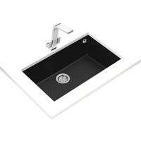 TEKA Square 72.40 Undermount Tegranite sink Black (TEKA-115230015)