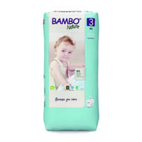 Bambo Nature Eco-Friendly Diapers, Size 3, 4-8kg MEGA PACK (156 diapers) Tall Pack