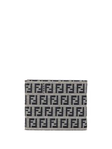 Fendi Pre-Owned Zucca pattern bifold purse wallet - Grey