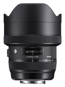 Sigma 12-24 mm f/4 DG HSM Art Lens for Nikon DSLR Cameras