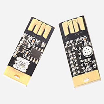 YoBis Car Led Atmosphere Light Usb Intelligent Voice Control Sensor Colorful Music Rhythm Decoration Star Atmosphere Light miniinthebox