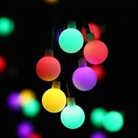 Outdoor Solar String Light Solar LED String Lights Matte Bulb Warm White Colorful White 8 Mode Outdoor Waterproof 7M 50LEDs Fairy Lights Christmas Wedding Holiday Decoration Lights Garden Light miniinthebox - thumbnail