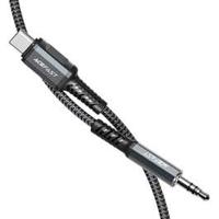 Acefast Audio cable C1-08 USB-C to 3.5mm male, Black