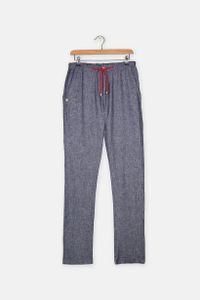 Boys Drawstring Pants  Navy/Red