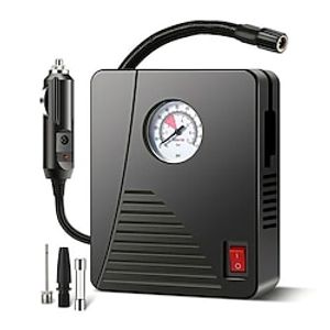 Air Compressor Tire Inflator Portable Air Pump For Car Tires 12V DC Auto Tire Pump 100PSI With LED Light For Car Bicycle And Other Inflatables Lightinthebox