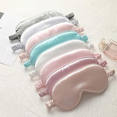1pc Double Sided Silk Like Sleep Eye Mask, Light Shielding, Elastic Bandage, Travel Lunch Break Eye Mask, Aviation Eye Shield miniinthebox 1pc Double Sided Silk Like Sleep Eye Mask, Light Shielding, Elastic Bandage, Travel Lunch Break Eye Mask, Aviation Eye Shield miniinthebox
