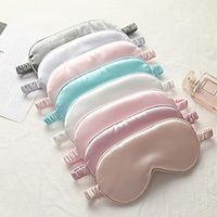 1pc Double Sided Silk Like Sleep Eye Mask, Light Shielding, Elastic Bandage, Travel Lunch Break Eye Mask, Aviation Eye Shield miniinthebox - thumbnail