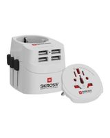 SKROSS Pro Light USB World Adapter White SKROSS Pro Light USB World Adapter White