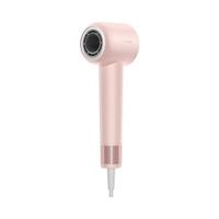 High-Speed Hair Dryer 1600W Power 110000 RPM Motor 65 m/s Airflow 200 Million Negative Ions Lightweight Metal Intelligent Temperature Control (GLEAM-PINK - AHD12A)