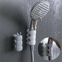 3PCS Shower Suction Cup Nozzle Base Shower Head Bracket Accessories Universal Non Punching Movable Fixed Seat Universal Lightinthebox - thumbnail