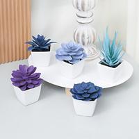 5pcs/set Succulent Potted Plants: Lifelike Faux Succulents for Natural Beauty in Home Décor Lightinthebox