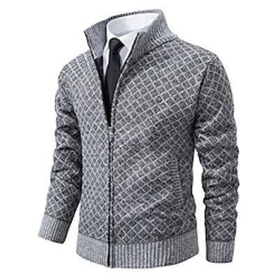 Male Sweater Cardigan Knitwear Chunky Knit Cropped Solid Plain Color Family Gathering To-Go Clothing Apparel Fall Winter Wine Red Black M L XL Lightinthebox Male Sweater Cardigan Knitwear Chunky Knit Cropped Solid Plain Color Family Gathering To-Go Clothing Apparel Fall Winter Wine Red Black M L XL Lightinthebox