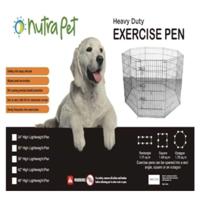 Nutrapet High Lightweight Exercise Pen- Black Powder Coated 24 Inches